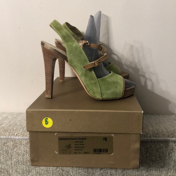 Domenico Vacca heels platform shoes size 38 - Picture 2 of 8